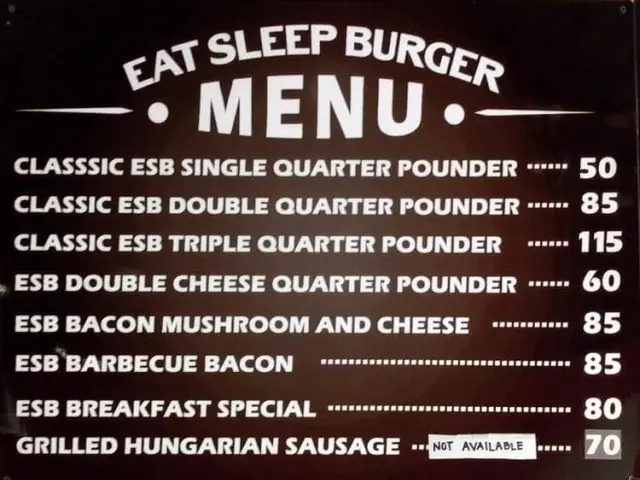 Eat Sleep Burger Food Photo 1