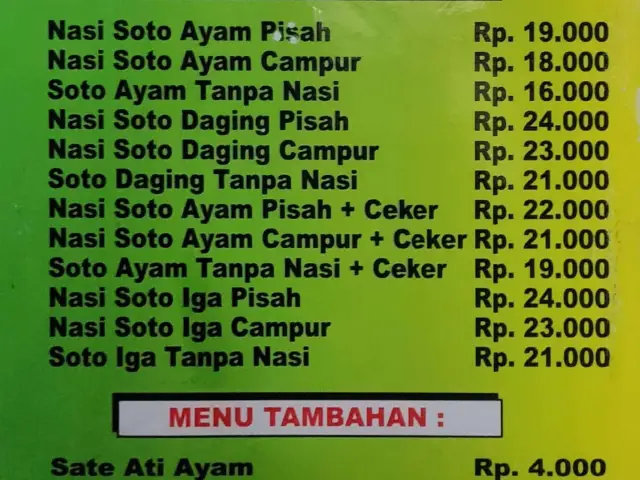 Nasi Soto Ayam Semarang