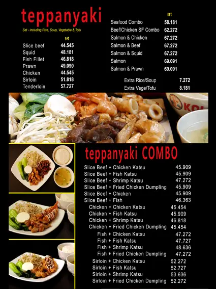 Gambar Makanan Koi Teppanyaki 1