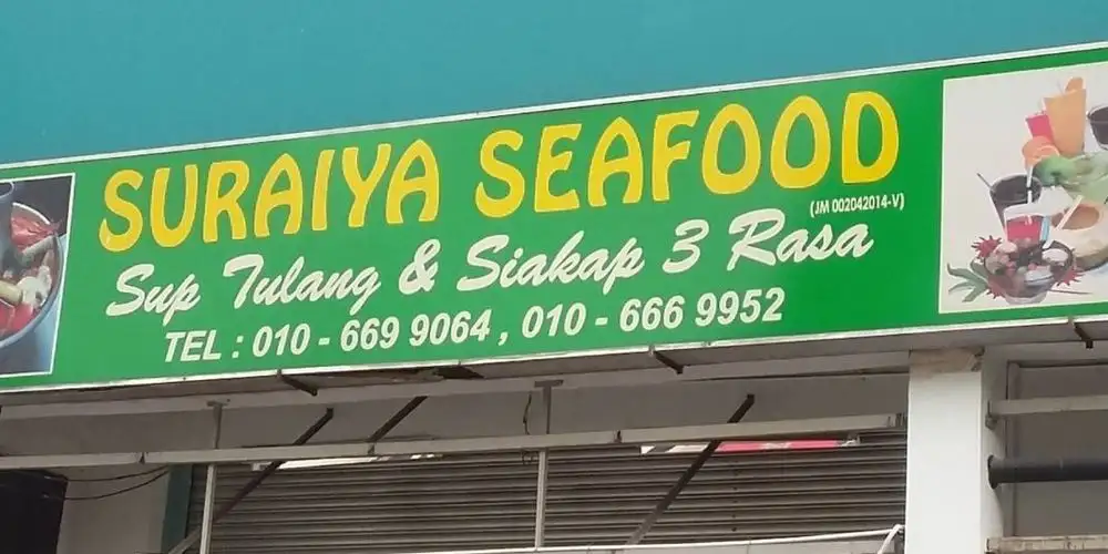 Suraiya Seafood (Sup Tulang & Siakap 3 Rasa)