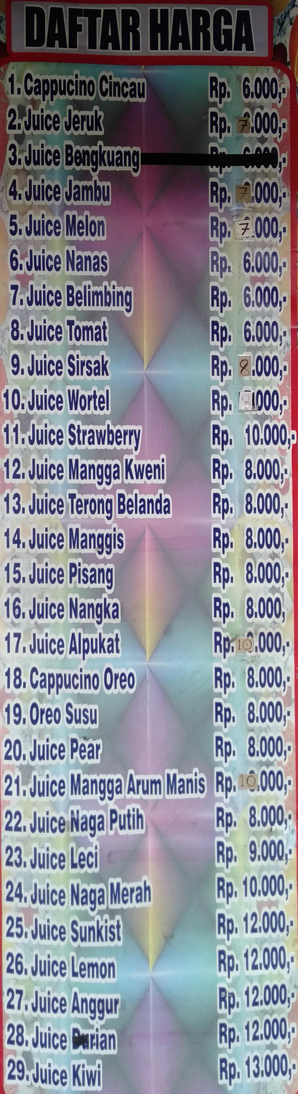 Cahaya Fajar Juice