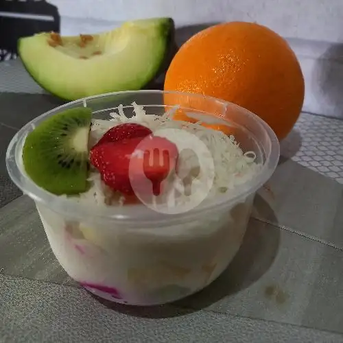 Gambar Makanan Bubur Ayam Dan Salad Buah Mawar, Perum Cisalak 1