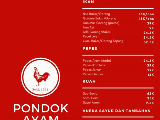 Gambar Makanan Pondok Ayam Kabita 1