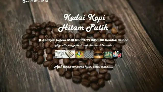 Gambar Makanan Kedai Kopi Hitam Putih 4