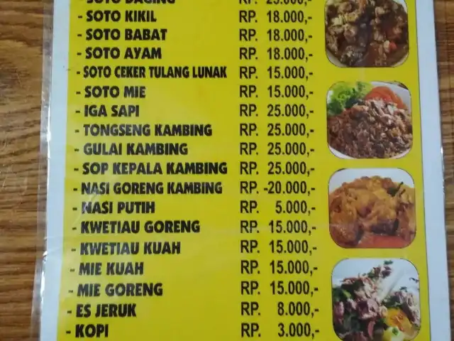 Gambar Makanan Soto dan Sop Kepala kambing Kang maman 19