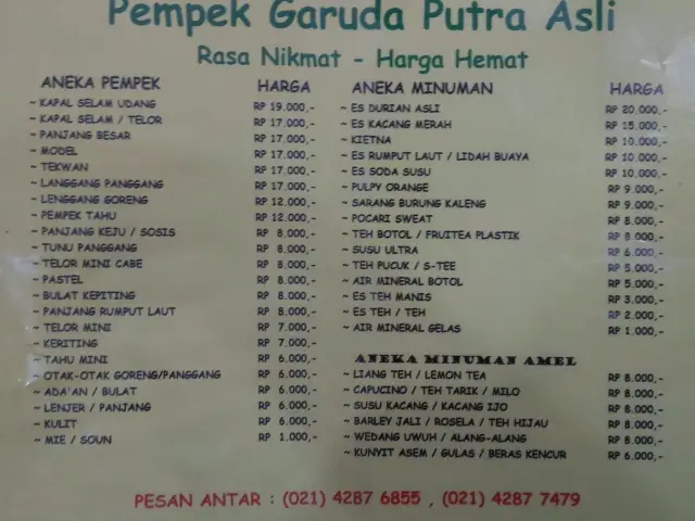 Gambar Makanan Pempek Garuda Putra Asli 1