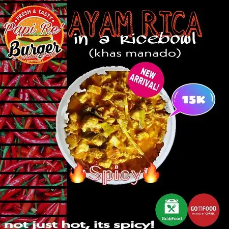 Gambar Makanan Papi Re Burger @ Viola Residence 5