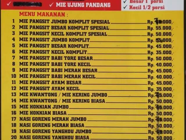 Gambar Makanan Mie Pangsit Babi Tore Ujung Pandang 4