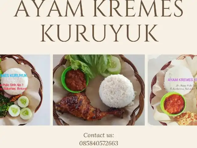 Gambar Makanan AYAM KREMES KURUYUK 1 Sukatani 2