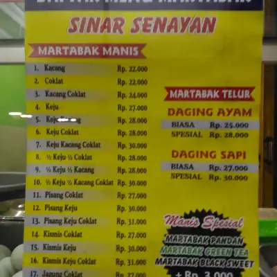 Martabak Sinar Senayan