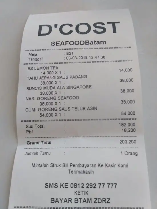 Gambar Makanan D'Cost Batam 10