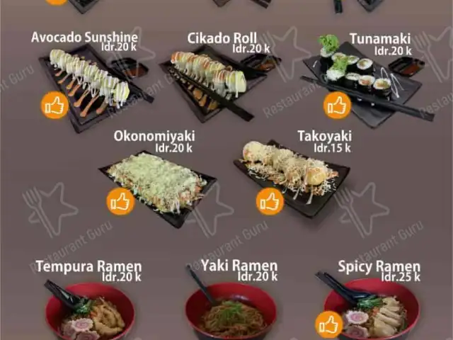 Gambar Makanan Tanoshi sushi Karawitan 1