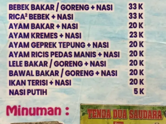 Gambar Makanan Tenda 2 Saudara 1