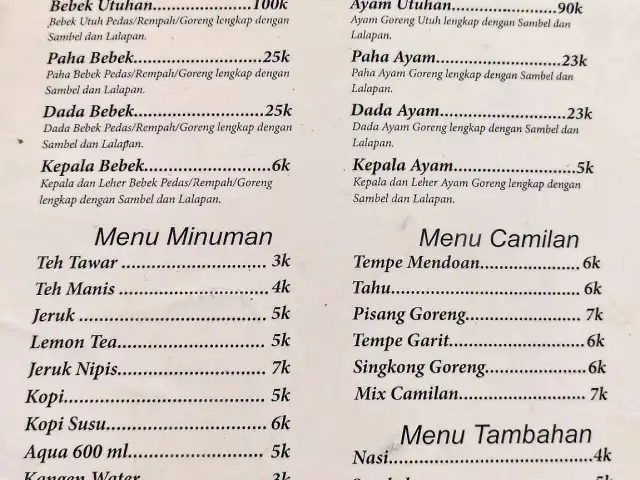 Gambar Makanan RESTO BEBEK GORENG SUWARNO (BGS) 16