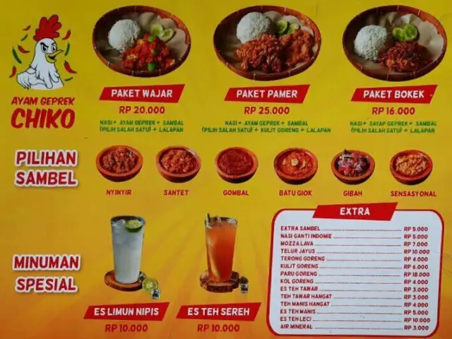 Gambar Makanan Ayam Geprek Chiko 17