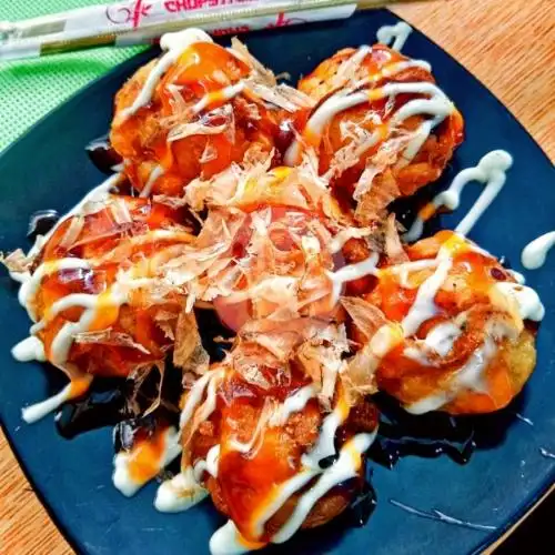 Gambar Makanan Fimar Takoyaki dan Sosis, Panggungan 10