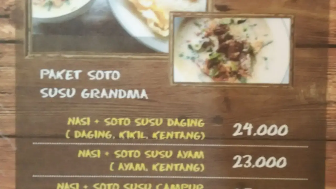 Soto Susu Rempah Grandma