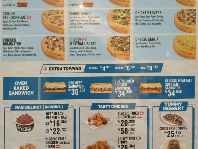 Gambar Makanan Domino's Pizza 1