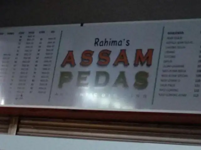Rahima Assam Pedas Food Photo 1