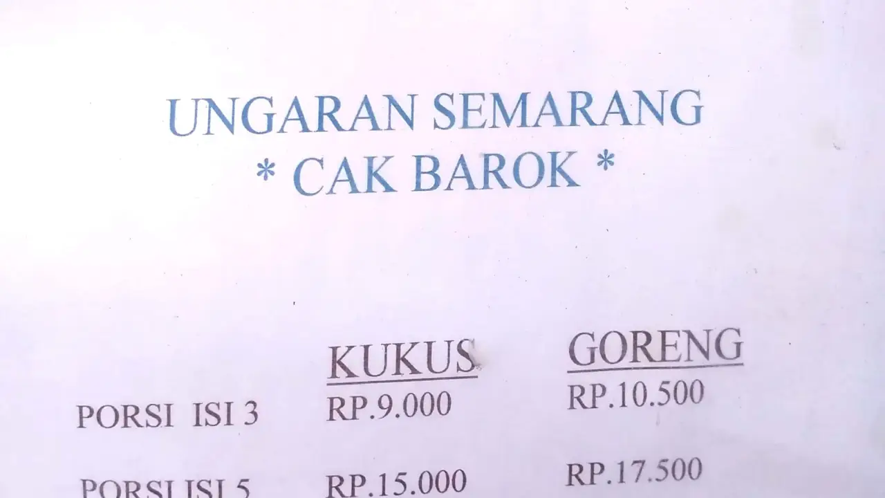 Tahu Bakso Ungaran Semarang Cak Barok