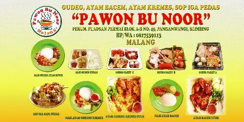 Gudeg dan Ayam Bacem Pawon Bu Noor, Sukun