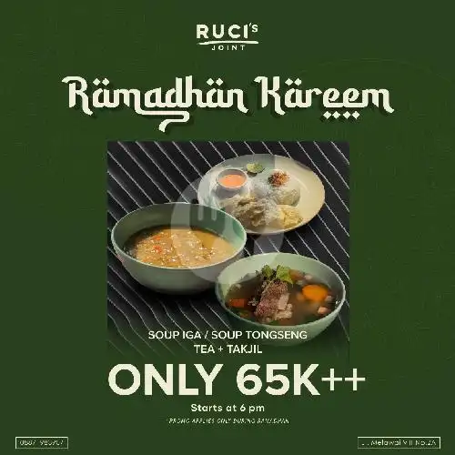 Gambar Makanan RUCI's Joint, Kby. Baru/Melawai 1