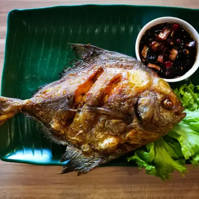 Mee udang lubuk bawal