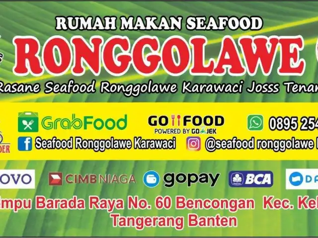 Gambar Makanan SEAFOOD RONGGOLAWE KARAWACI 1