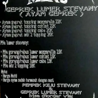 Geprek Lumer Stevany