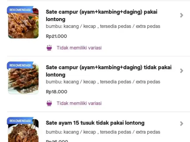 Gambar Makanan Sate Madura Taretan 1