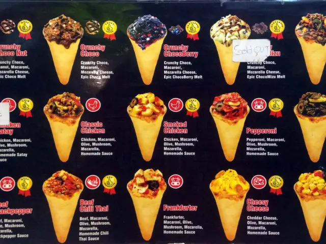 Gambar Makanan Classic Pizza Cone 2