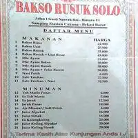 Gambar Makanan Bakso Rusuk Solo 1