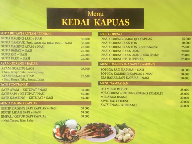 Gambar Makanan Kedai Kapuas 1