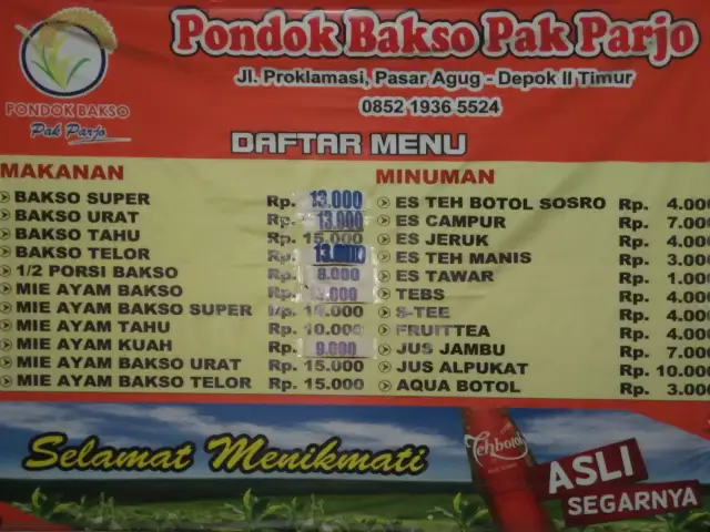 Gambar Makanan Pondok Bakso Pak Parjo 5