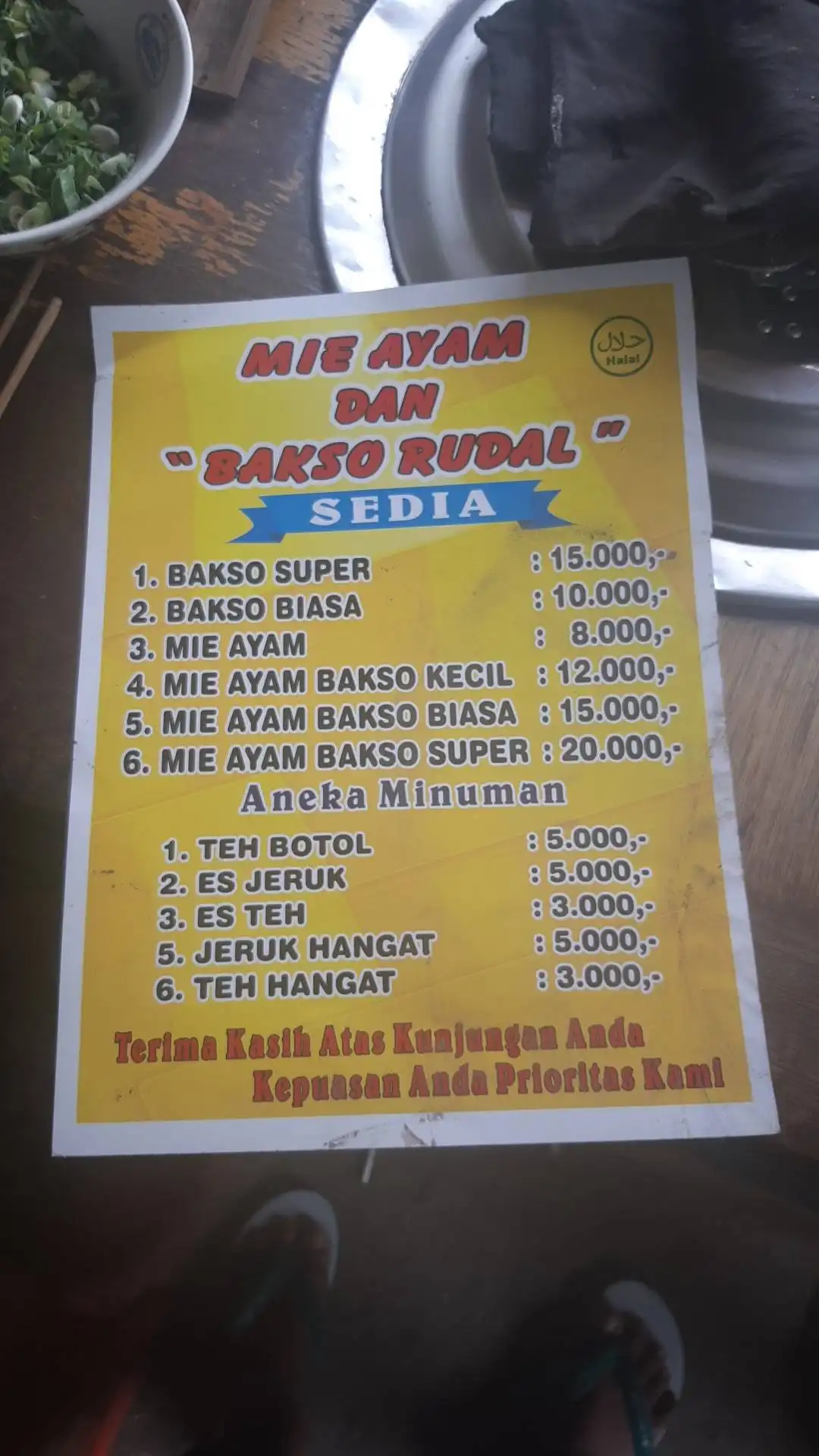 Bakso Rudal Cabang Katomas