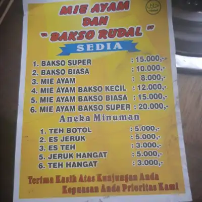 Bakso Rudal Cabang Katomas