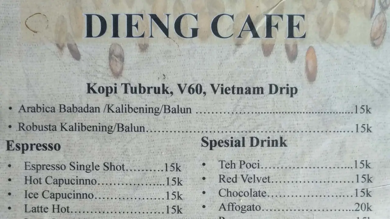Dieng Cafe
