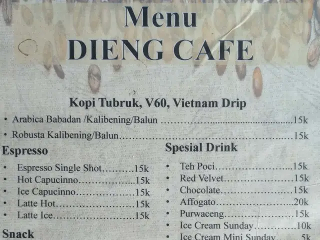 Dieng Cafe