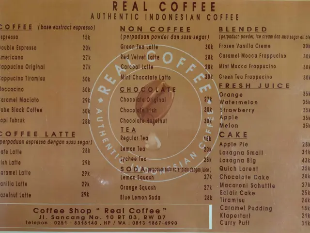 Gambar Makanan Real Coffee 1
