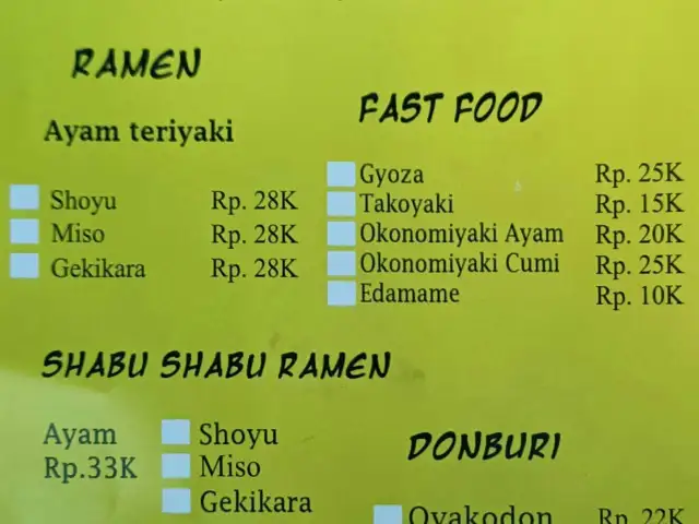 Gambar Makanan Japan Ramen Nihon Maru 1