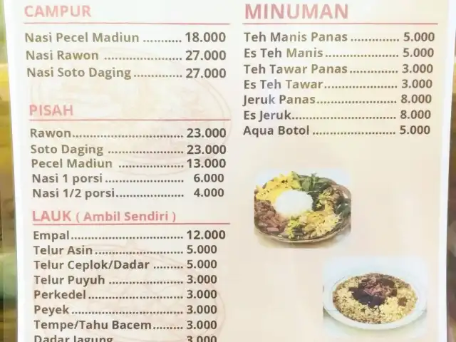 Gambar Makanan NASI PECEL MADIUN RM. DOMORO 6