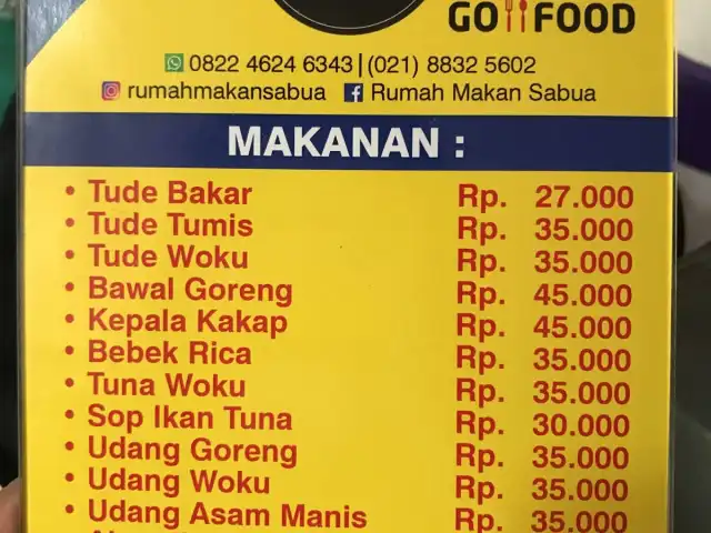 Gambar Makanan Rumah Makan Sabua 3