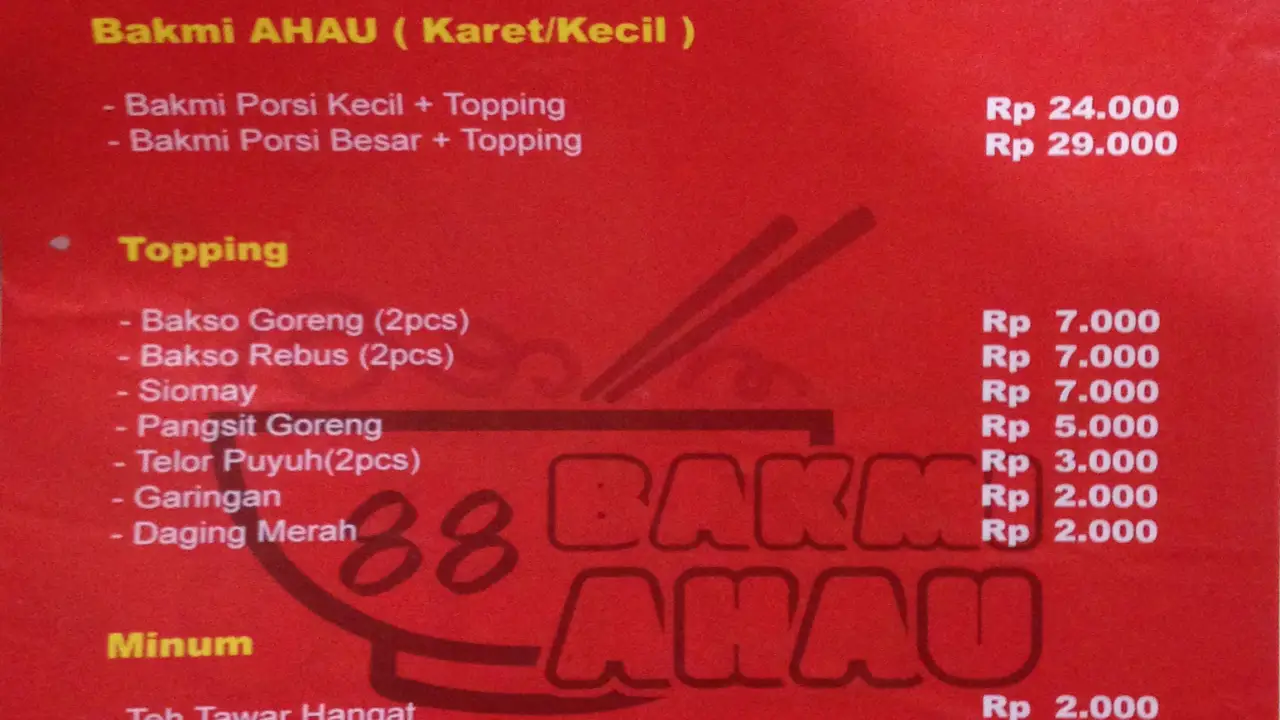 Bakmi Ahau 88