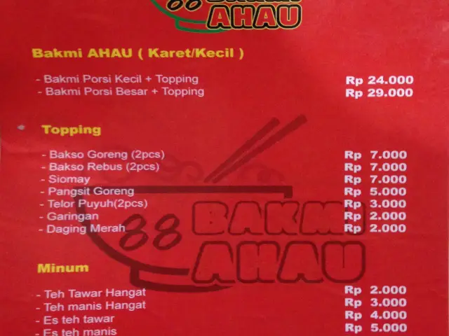 Gambar Makanan Bakmi Ahau 88 1