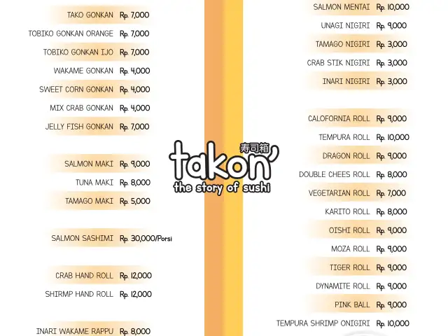 Gambar Makanan Takon'TheStoryofSushi 8