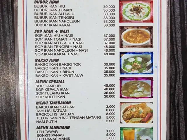 Gambar Makanan Sup Ikan Atek (Sop Ikan 388) 8