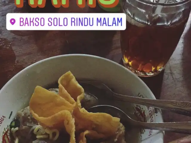 Gambar Makanan Bakso Solo Rindu Malam 15