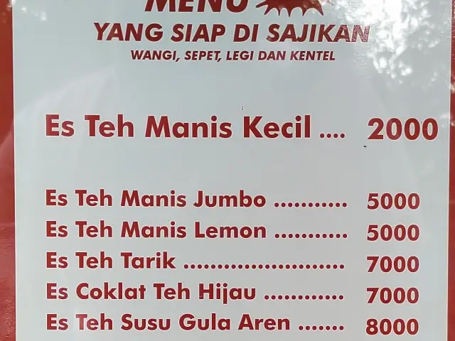 Gambar Makanan Es Teh Tali Pinggir 4