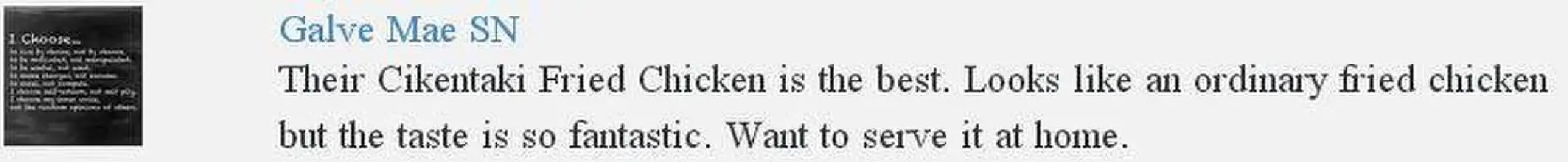 Cikentaki Fried Chicken