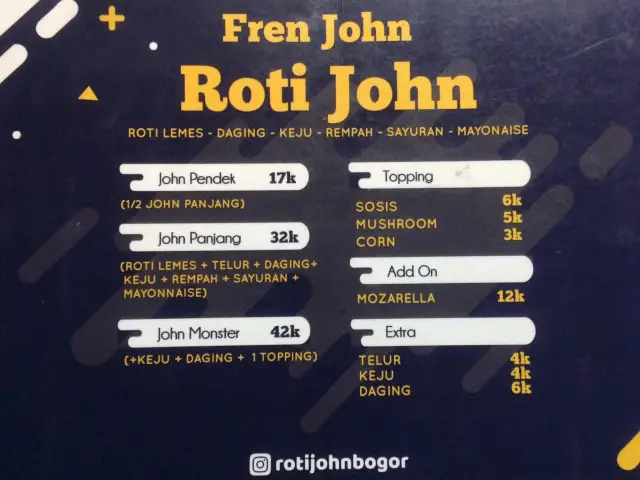 Gambar Makanan Fren John - Roti John Bogor 1
